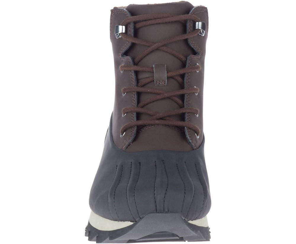 Merrell Støvler Herre - Alpine Brevig Polar Waterproof - Brune/Sort - QWC183420